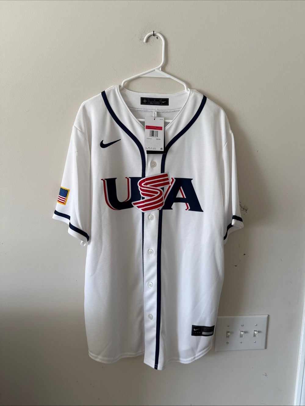 Men’s Nike Bryce Harper #24 Team USA 26’ World Baseball Classic Jersey Sz L RARE